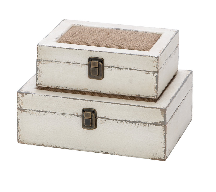 Brittany 2 Piece Decorative Box Set & Reviews Joss & Main